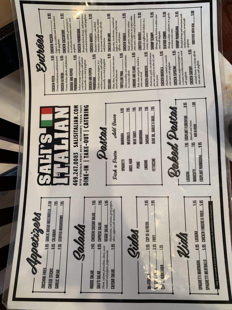 Sali's Italian - Mckinney, TX