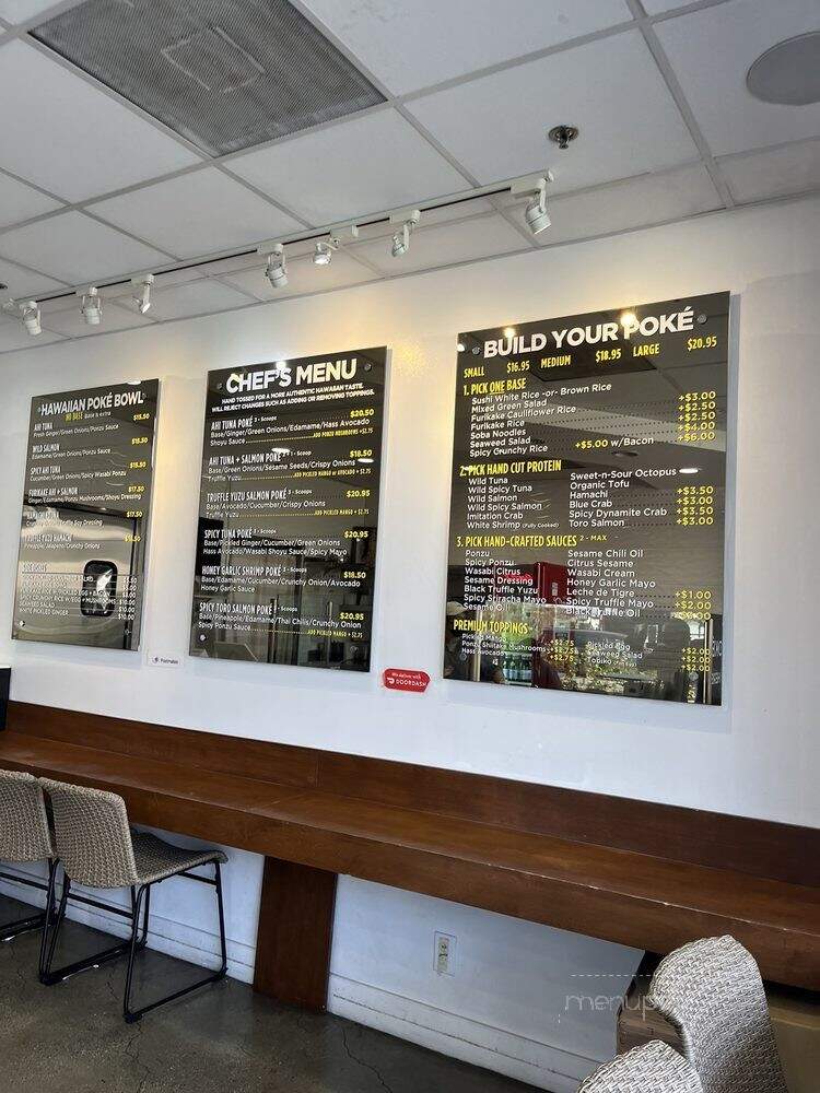 Sea Salt Poke - Los Angeles, CA menu_pic