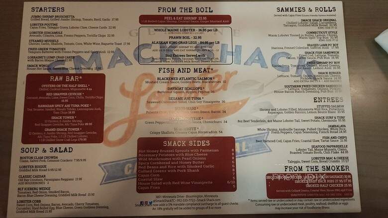 Shake Shack - Bloomington, MN menu_pic