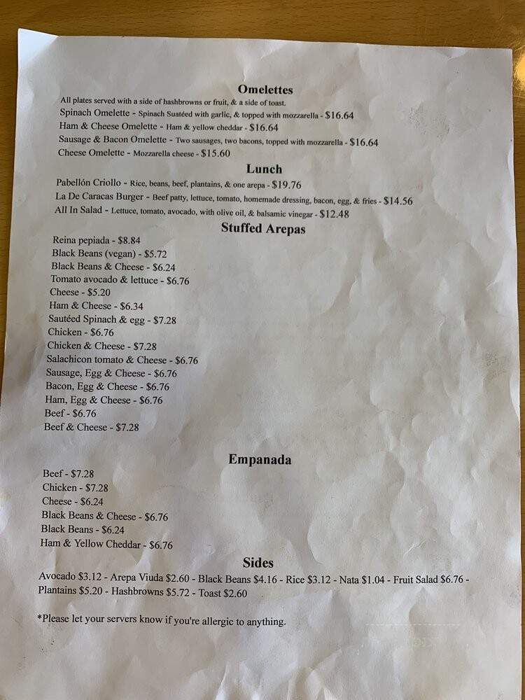 Coffee For Breakfast - North Hollywood, CA menu_pic