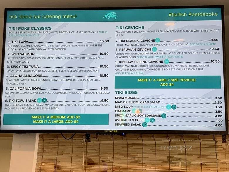 Tikifish - Los Angeles, CA menu_pic