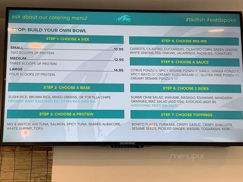 Tikifish - Los Angeles, CA menu_pic