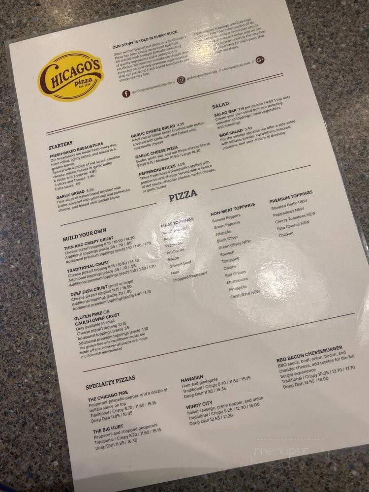 Chicago's Pizza - Mooresville, IN