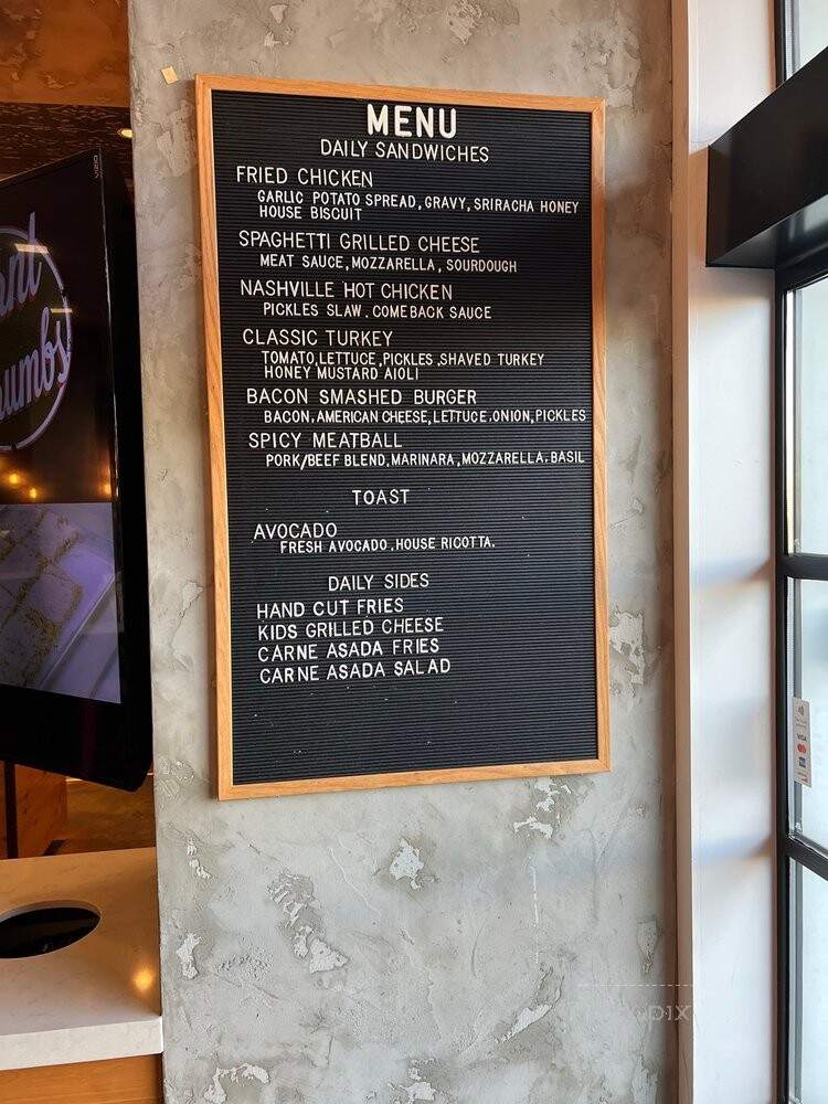 Burnt Crumbs - Huntington Beach, CA menu_pic