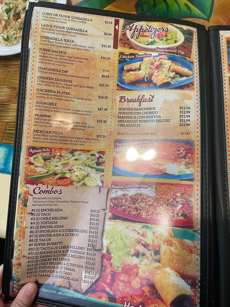 La Hacienda Grill - Brentwood, CA menu_pic