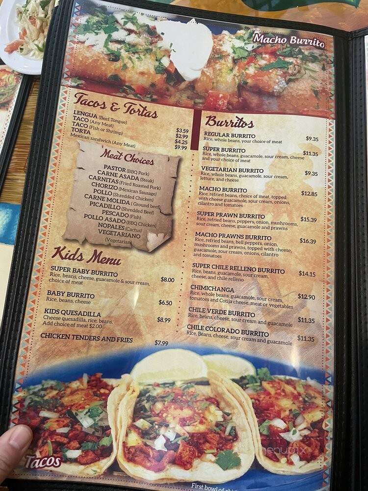 La Hacienda Grill - Brentwood, CA menu_pic