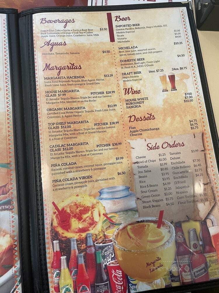 La Hacienda Grill - Brentwood, CA menu_pic