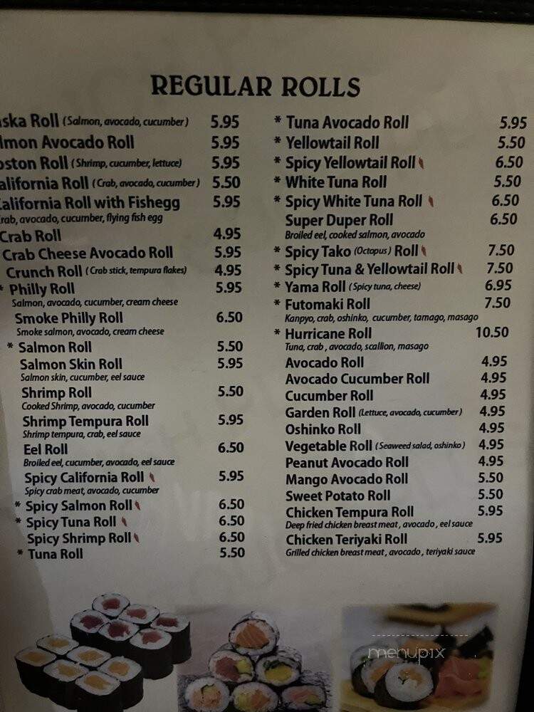 Sakatomo Sushi - Virginia Beach, VA menu_pic