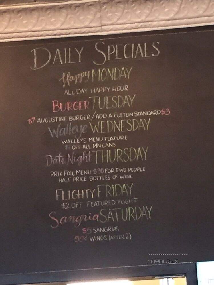 Augustine's Bar & Bakery - Saint Paul, MN menu_pic