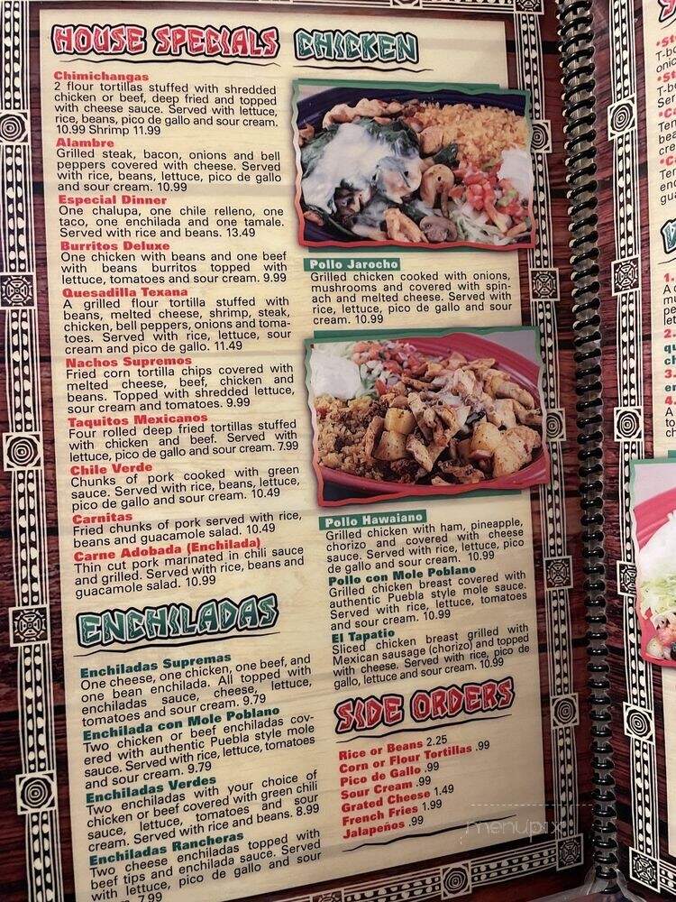 Fiesta veracruz - Wilmington, OH menu_pic