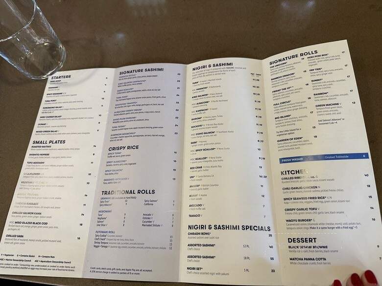 Bamboo Sushi - Portland, OR menu_pic