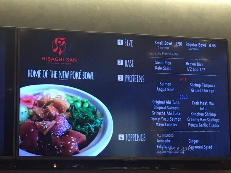 Hibachi San - Long Beach, CA menu_pic