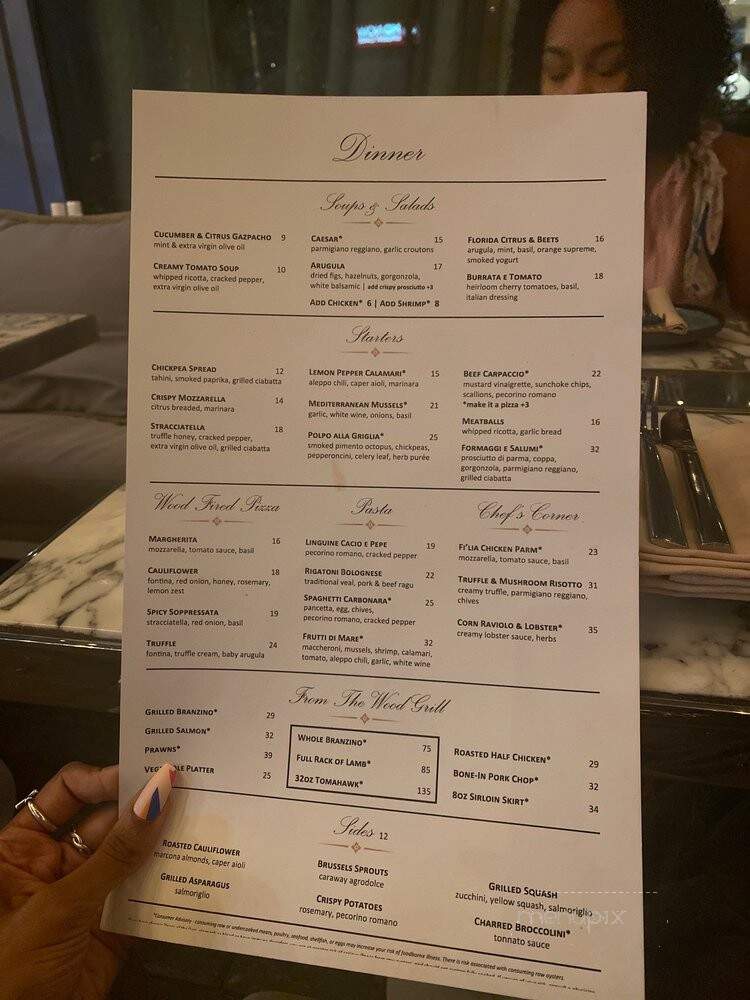 Fi'lia - Miami, FL menu_pic