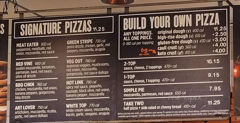 Blaze Fast-Fire'd Pizza - Palm Desert, CA menu_pic