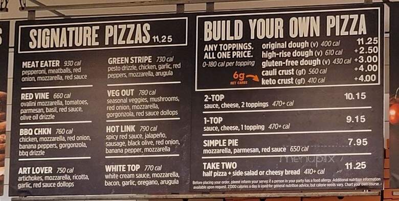Blaze Fast-Fire'd Pizza - Palm Desert, CA menu_pic