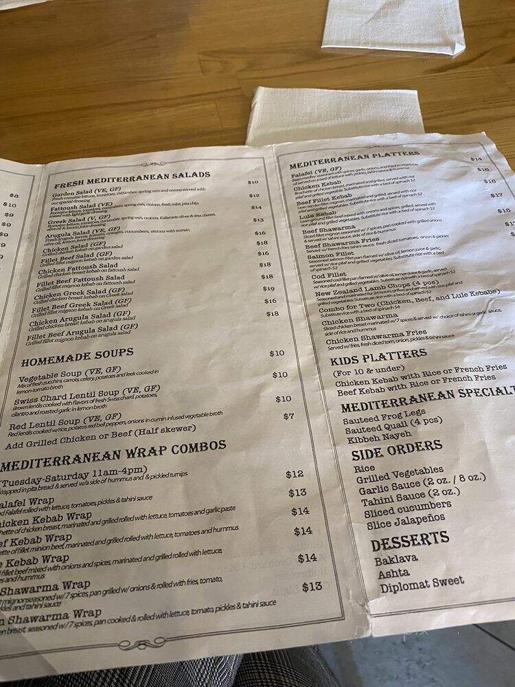 The Diplomat - Monrovia, CA menu_pic