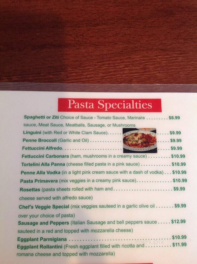 Prima Scelta Bistro - Garland, TX menu_pic