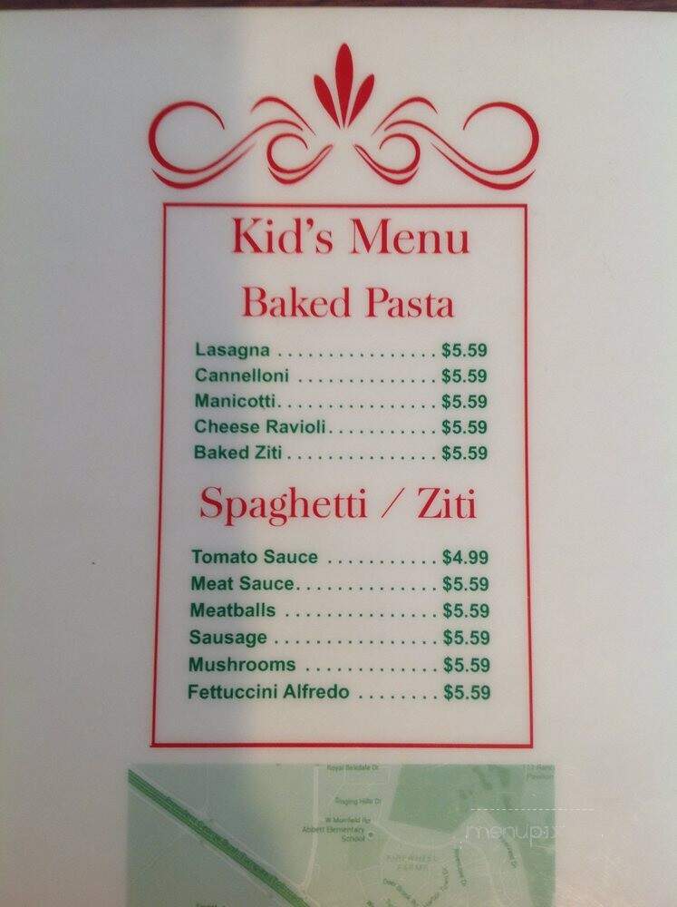 Prima Scelta Bistro - Garland, TX menu_pic