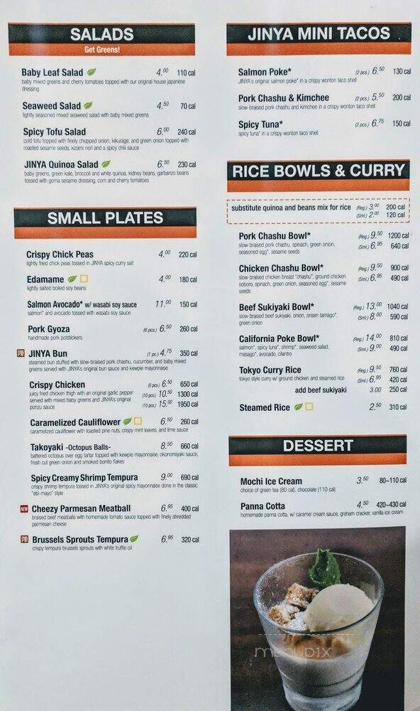 JINYA Ramen Bar - Austin, TX menu_pic