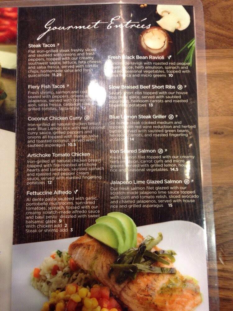 Blue Lemon - Farmington, UT menu_pic
