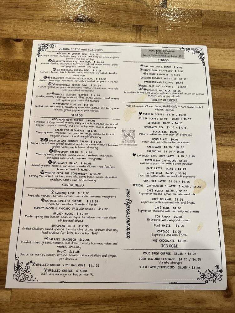 Merve's Kitchen & Bakery - Glen Rock, NJ menu_pic