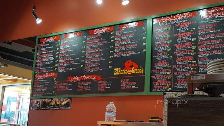 El Rancho Grande - San Francisco, CA menu_pic
