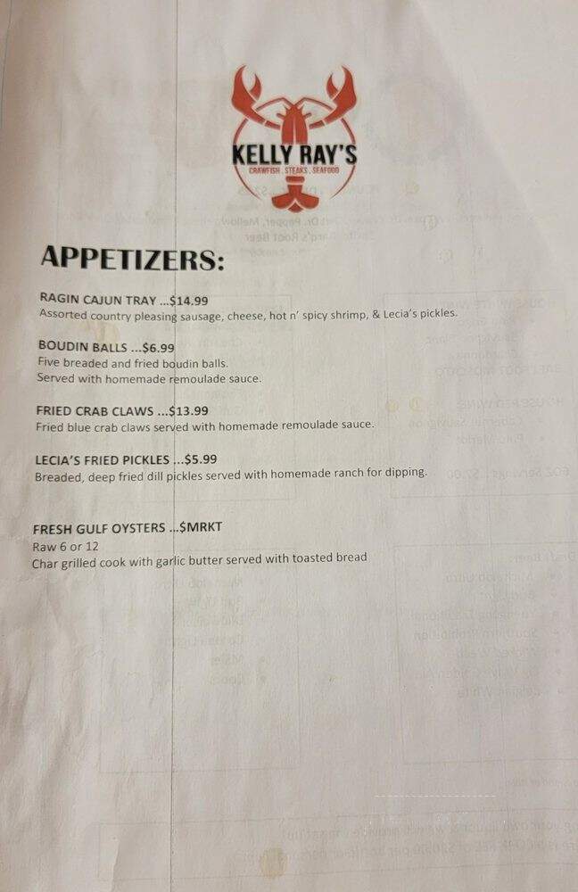 T'Beaux's Crawfish & Catering - Flora, MS menu_pic