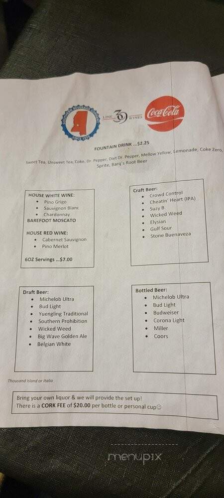 T'Beaux's Crawfish & Catering - Flora, MS menu_pic