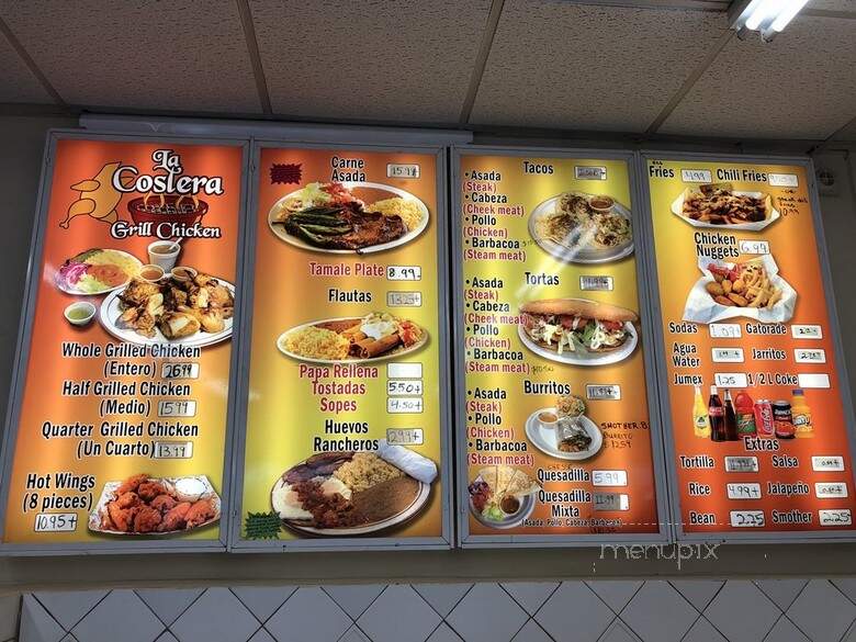 La Costera Grill Chicken - Aurora, CO menu_pic
