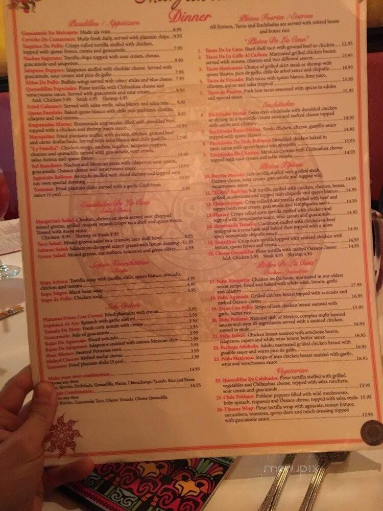 Margaritas Cafe - Smithtown, NY menu_pic