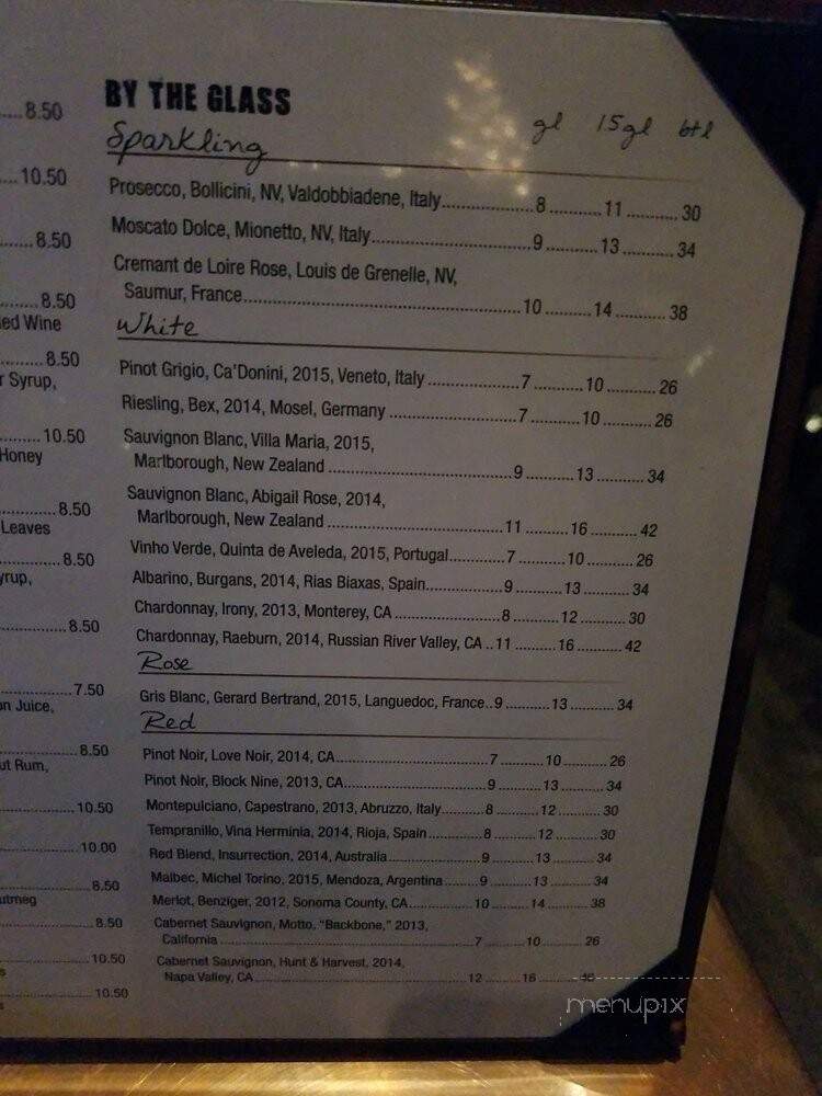 Station Eight - Marshfield, MA menu_pic