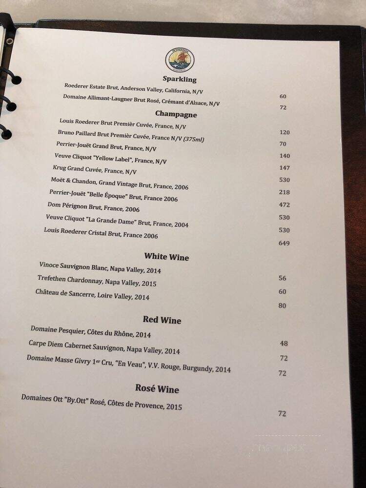Petrossian - Los Angeles, CA menu_pic