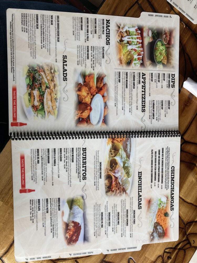 El Sonador - Gatlinburg, TN menu_pic
