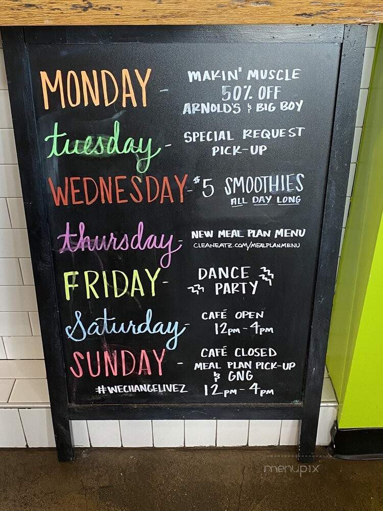 Clean Eatz Greenville SC - Greenville, SC menu_pic