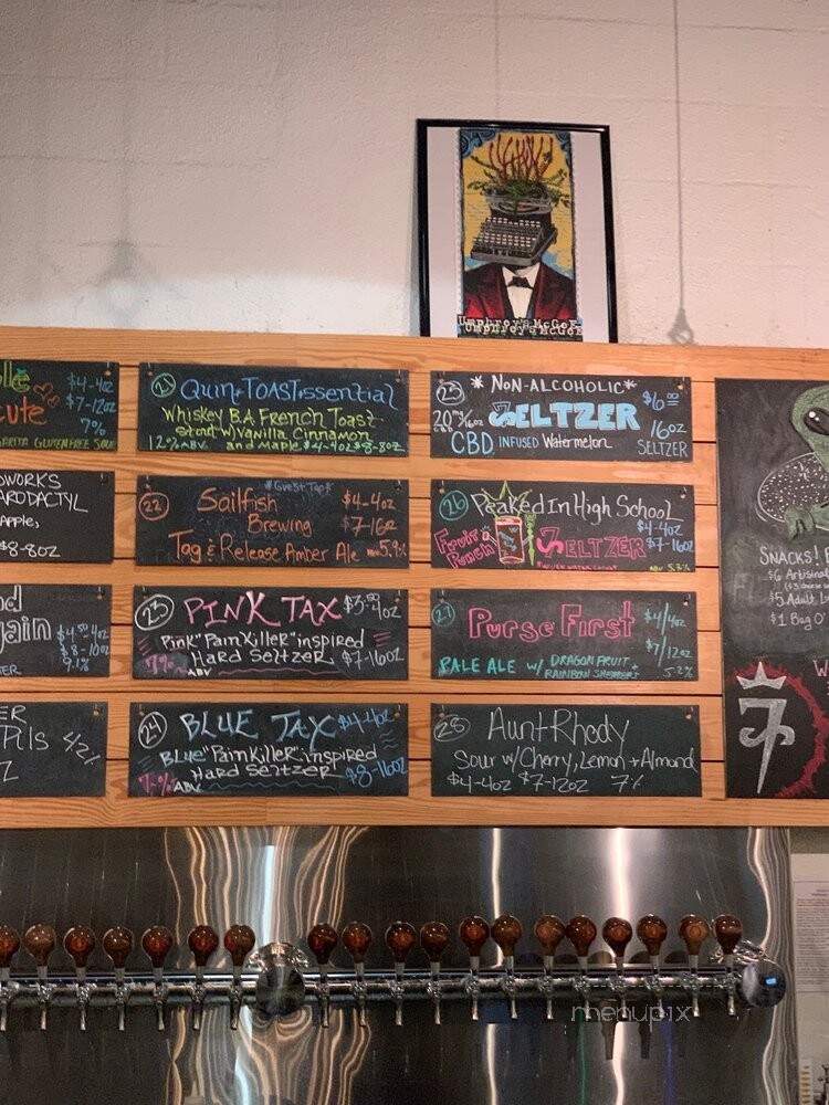 7venth Sun Brewery - Tampa, FL menu_pic