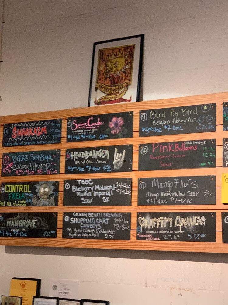 7venth Sun Brewery - Tampa, FL menu_pic