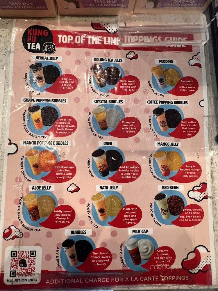 Kung Fu Tea - Denver, CO menu_pic