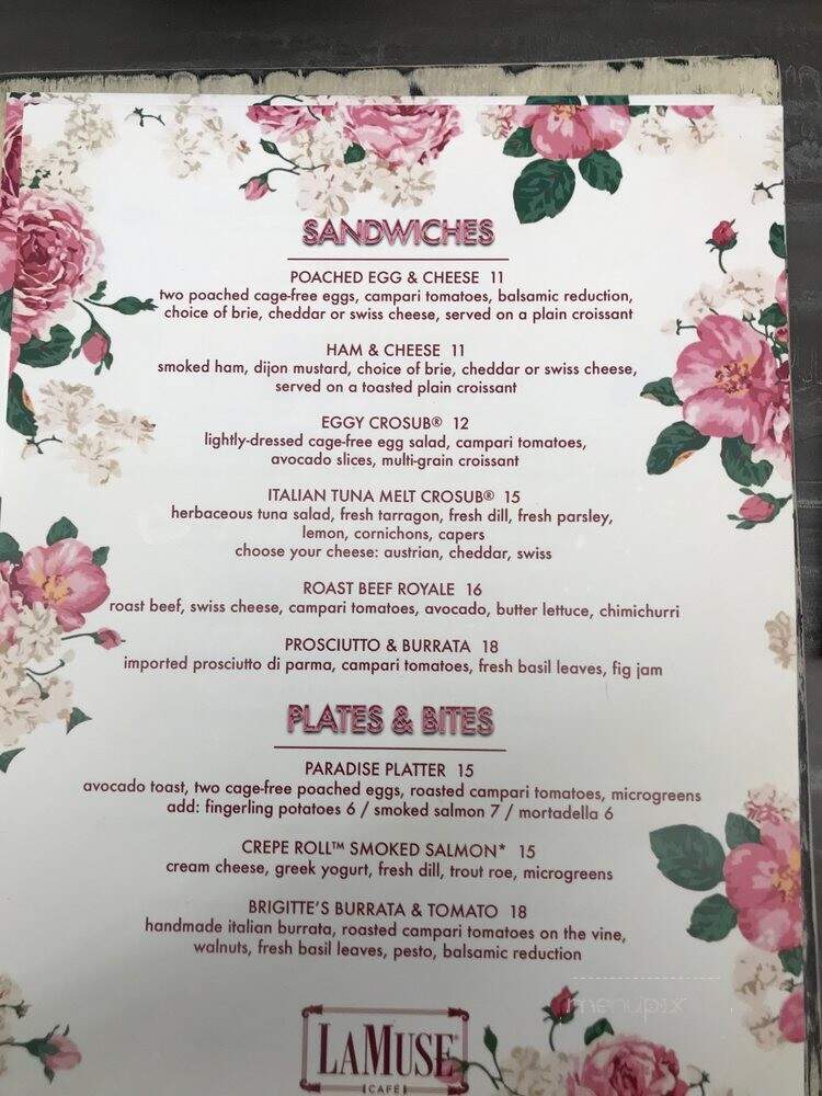 LaMuse Cafe - Miami, FL menu_pic