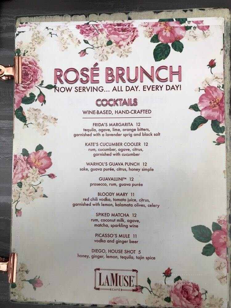 LaMuse Cafe - Miami, FL menu_pic