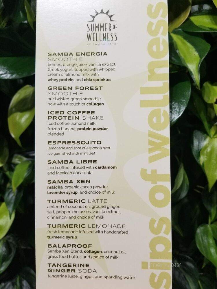 Sambalatte - Las Vegas, NV menu_pic