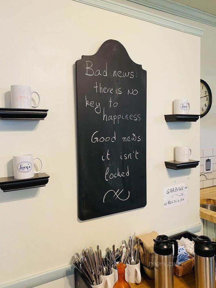 Lucy's Coffee Shop - Lily Dale, NY menu_pic
