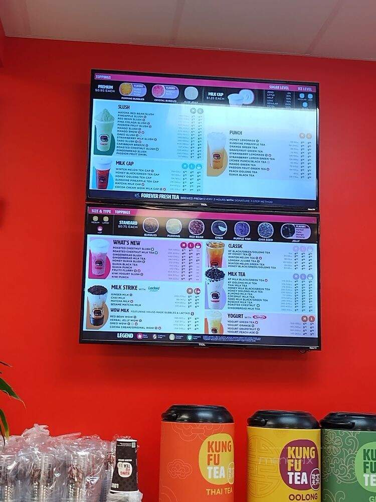 Kung Fu Tea - Jacksonville, FL menu_pic