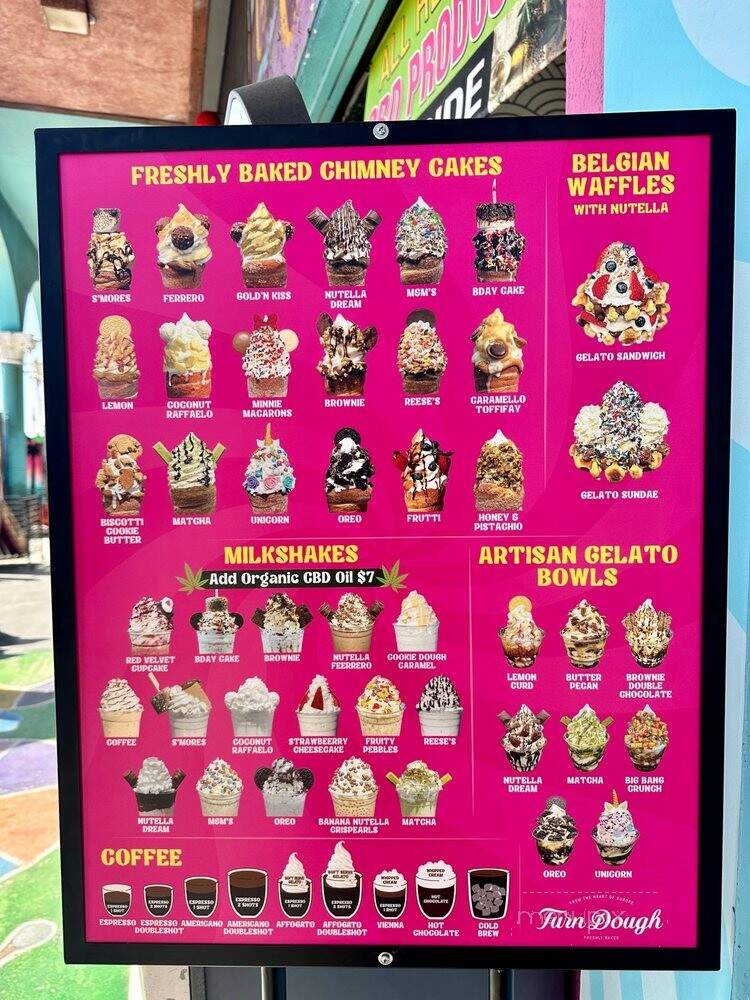 Turn Dough - Venice, CA menu_pic