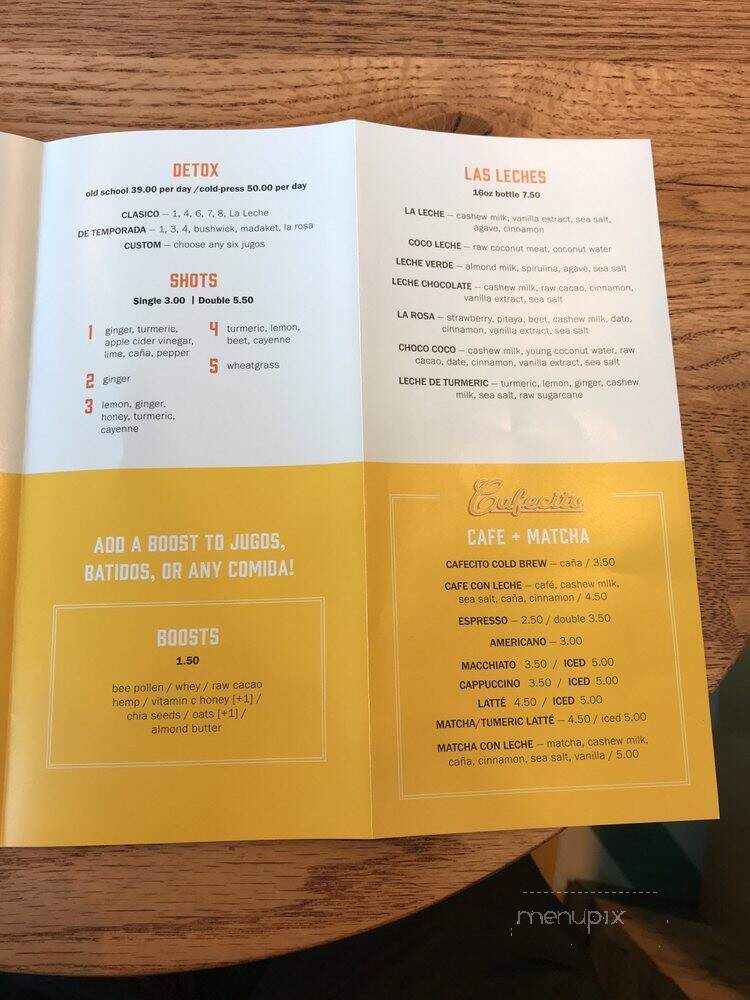 Jugos Supremo - Boston, MA menu_pic
