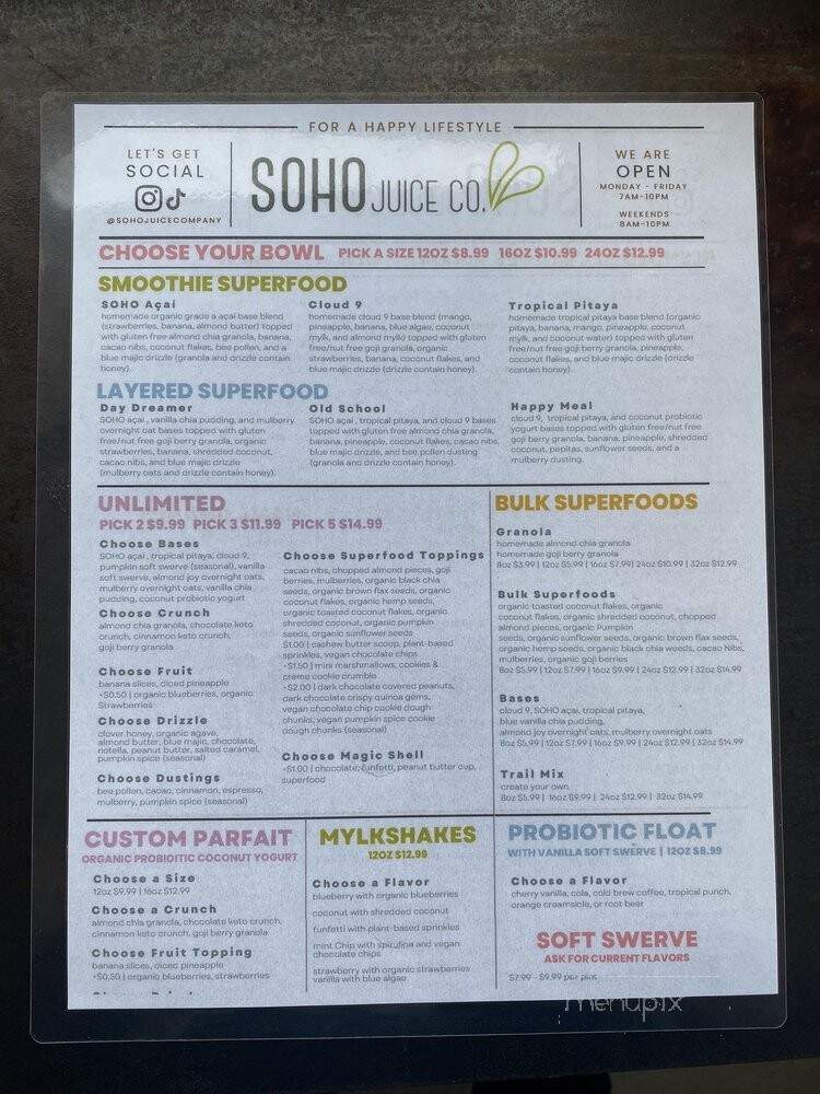 SOHO Juice Co. - Winter Park, FL