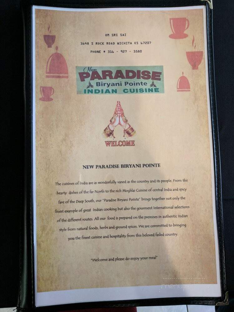 New Paradise Biriyani Pointe - Wichita, KS