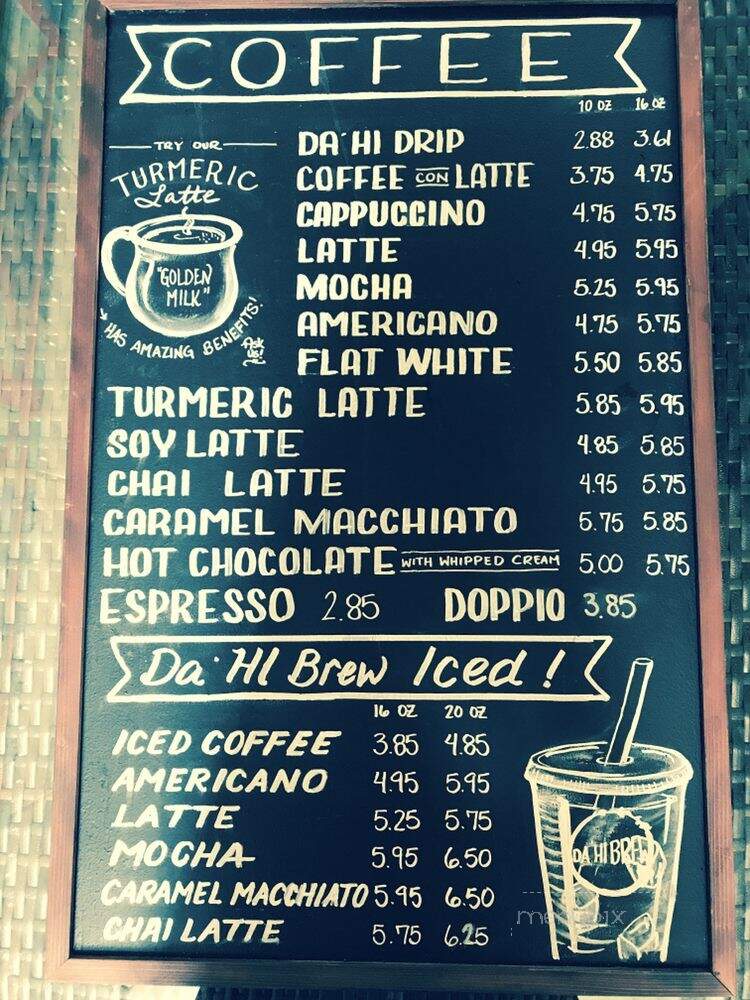 Da' Hi Brew - Honolulu, HI menu_pic