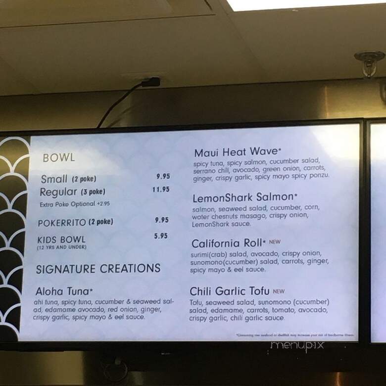LemonShark Poke Orlando - Orlando, FL menu_pic