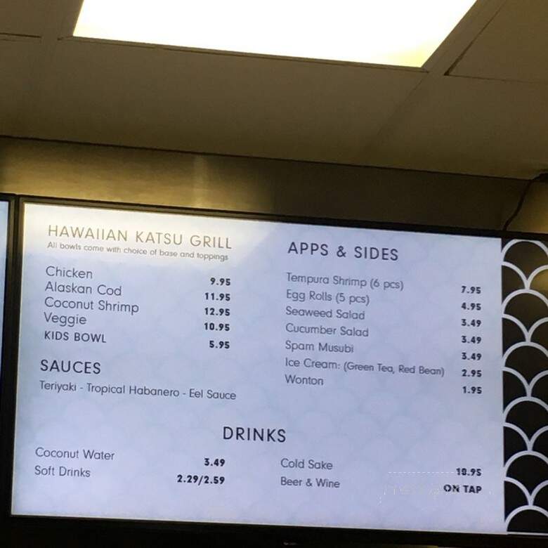 LemonShark Poke Orlando - Orlando, FL menu_pic