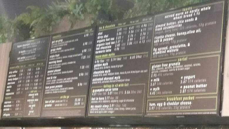 Gregorys Coffee - New York, NY menu_pic